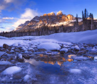 Castle Mountain Reflections 2