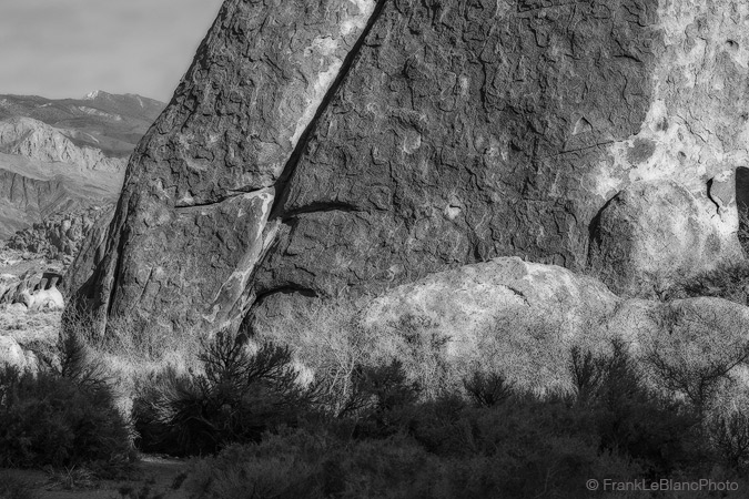 Large vertical boulders with grooves, crevices and other endentures for hand holding attract rock climbers from near and far.