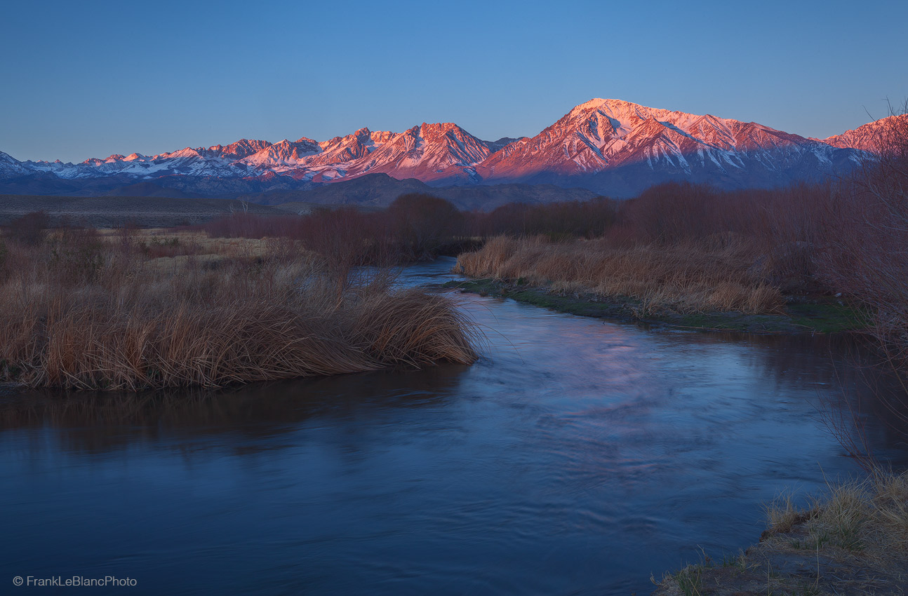 california, owens, valley, river, sierra, nevada, eastern, moutains, spring, trees, foliage, cottonwood, willow, rabbit brush...